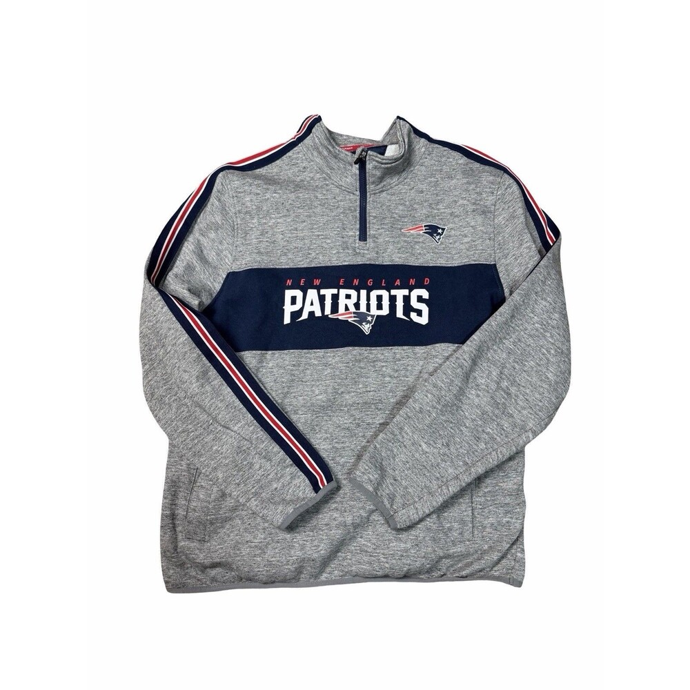 New England Patriots Tommy Hilfiger Men's Quarter Zip XL NFL Rare Zip pockets